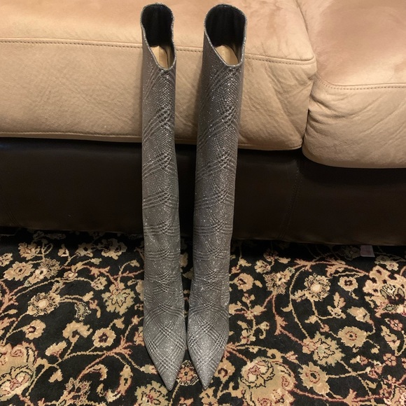 Winter Wonderland Sparkle Boots ❄️ Jimmy Choo Mavis 100 Size 6 or EU 36 - Picture 3 of 11